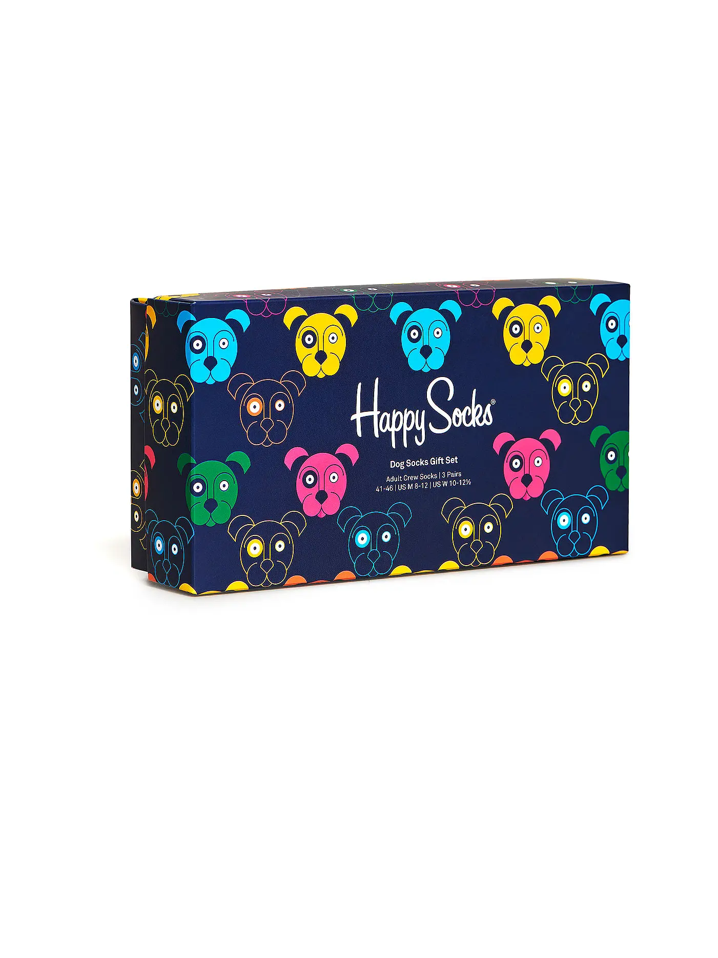 HAPPY SOCKS | Herren Geschenkbox Socken MIXED DOGS 3er Pkg 41-46 navy | 